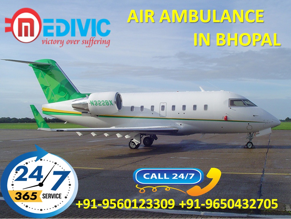 Medivic Aviation Air Ambulance in Bhopal